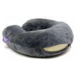 VIAGGI U Shape Memory Foam Travel Neck Pillow - Grey